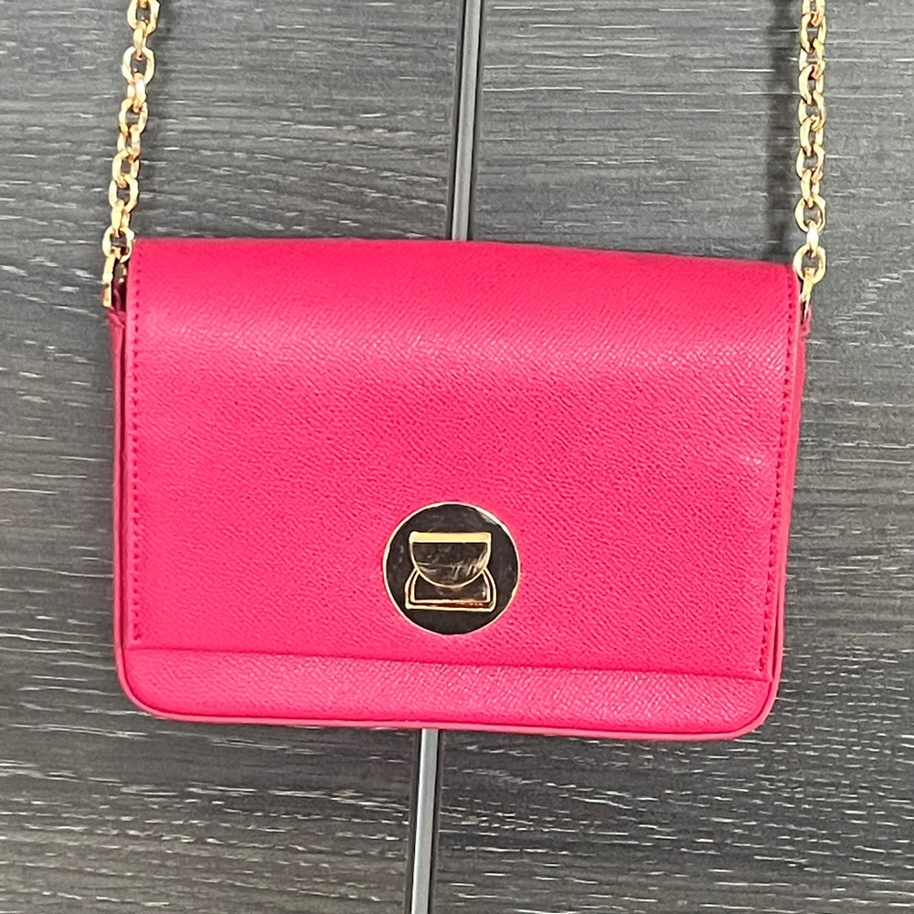 Fuchsia pebbled Bag